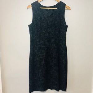 The Limited - Black sleeveless V-neck Pencil dress